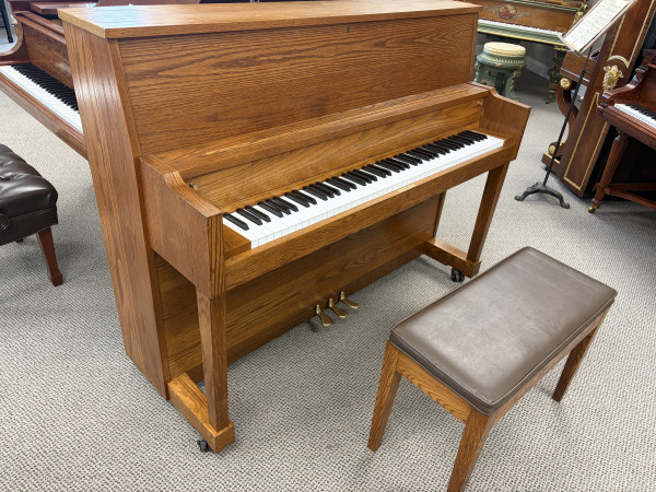 1990 Kawai studio piano, oak - Upright - Studio Pianos